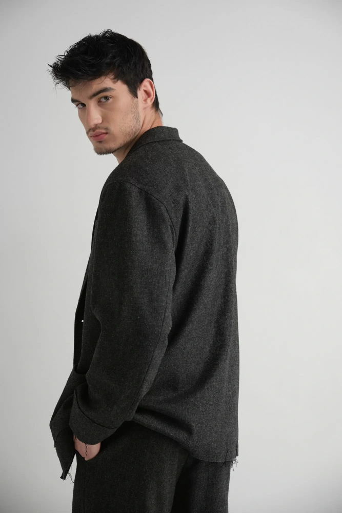 M-242-THT-56-0082 Пиджак The Hills Серый