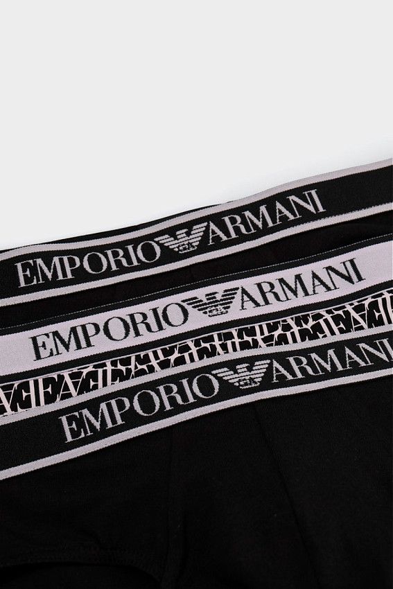 Трусы 3 шт Emporio Armani Мультиколор
