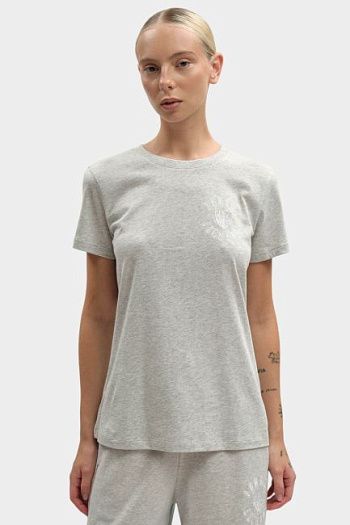 Футболка хлопковая серая Armani Exchange