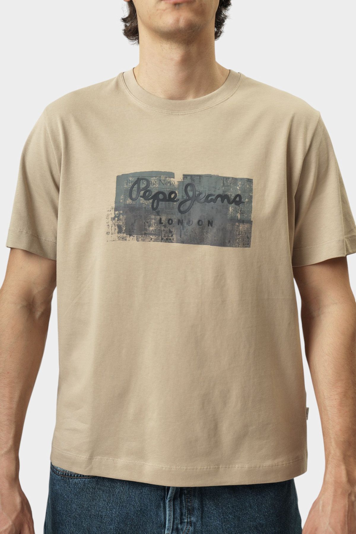 Футболка Pepe Jeans Бежевый