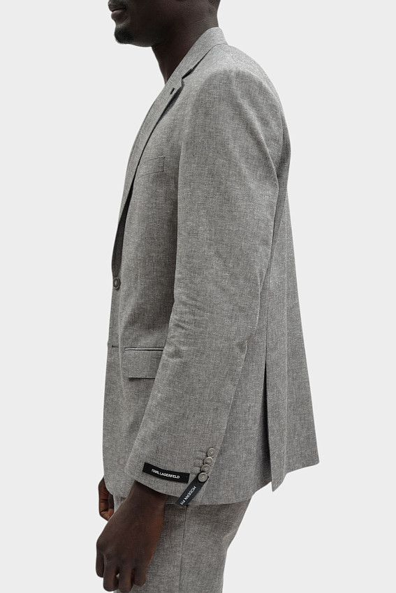 Пиджак Karl Lagerfeld Серый