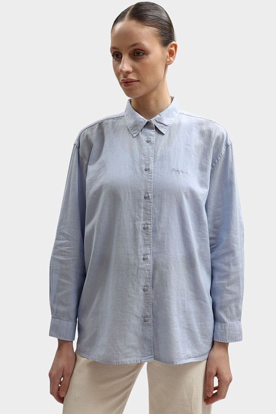 Рубашка Pepe Jeans Голубой