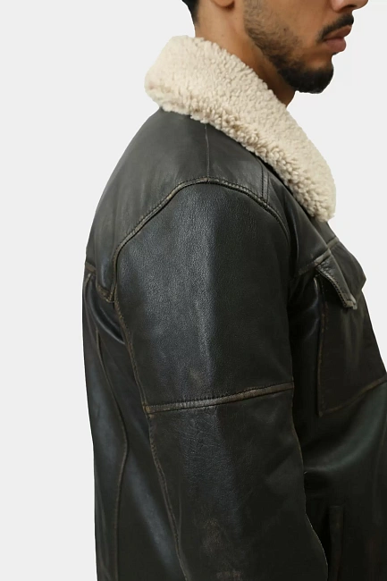 Куртка кожаная Mustang