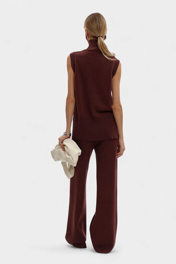 Брюки Trussardi Бордовый