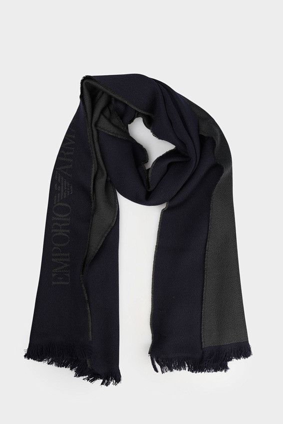 Шарф Emporio Armani Синий