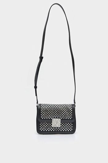 Сумка кросс-боди черная Armani Exchange