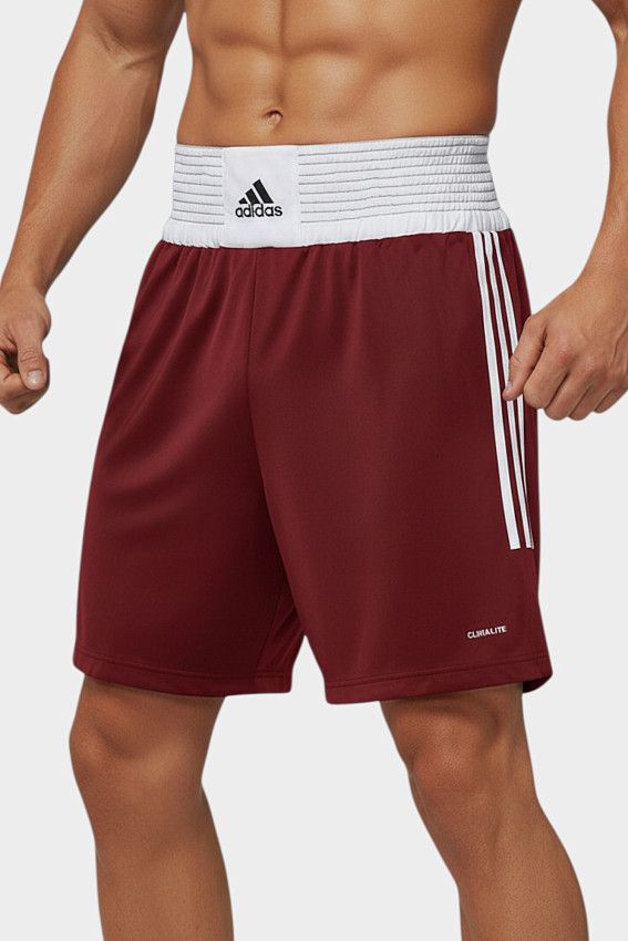 Трусы боксерские Adidas Бордовый