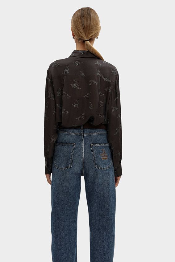 Блуза Trussardi Мультиколор