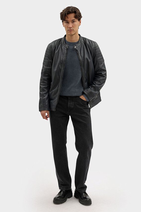 Куртка кожаная Mustang Синий