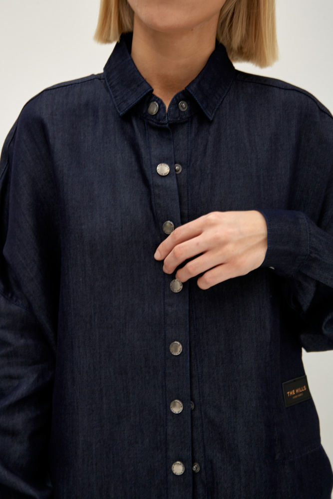 W-241-TK-56-1037 рубашка джинсовая the hills 