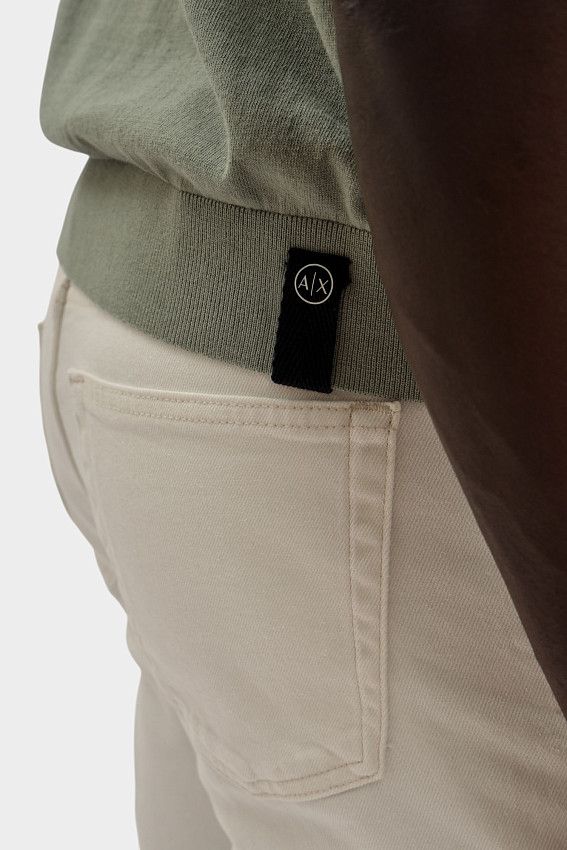 Поло Armani Exchange Зеленый