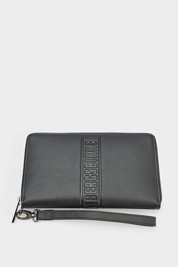 Кошелек кожанный черный Bikkembergs