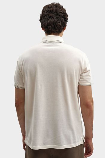 Поло из хлопка Emporio Armani