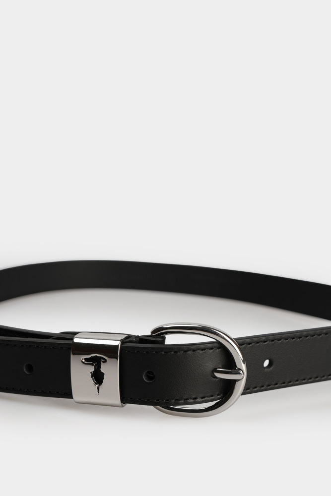 B344B000005N-WEL03L60-22UA Ремень Trussardi Черный