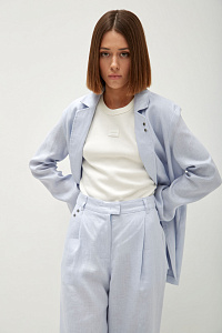 Пиджак изо льна прямого кроя The Hills