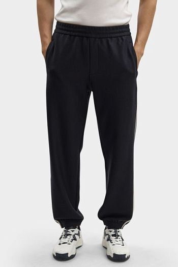 Брюки спортивные из хлопка Emporio Armani