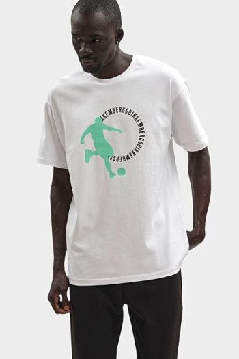 Футболка хлопковая белая Bikkembergs