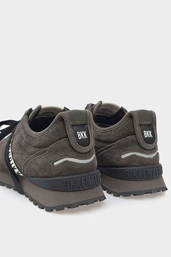 Кроссовки замшевые черные Bikkembergs