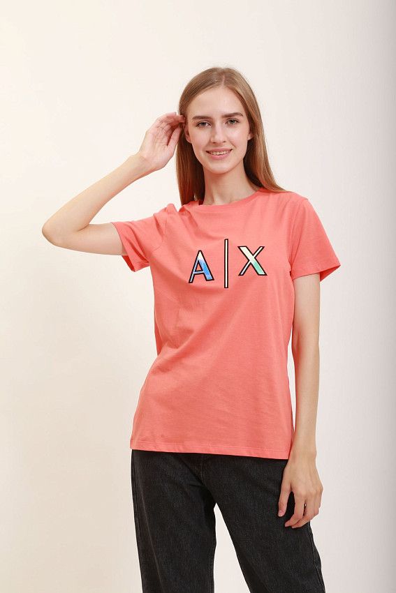 Футболка Armani Exchange Розовый