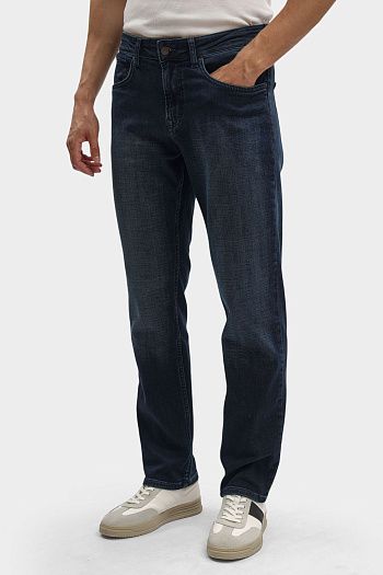 Джинсы прямые синие Pepe Jeans