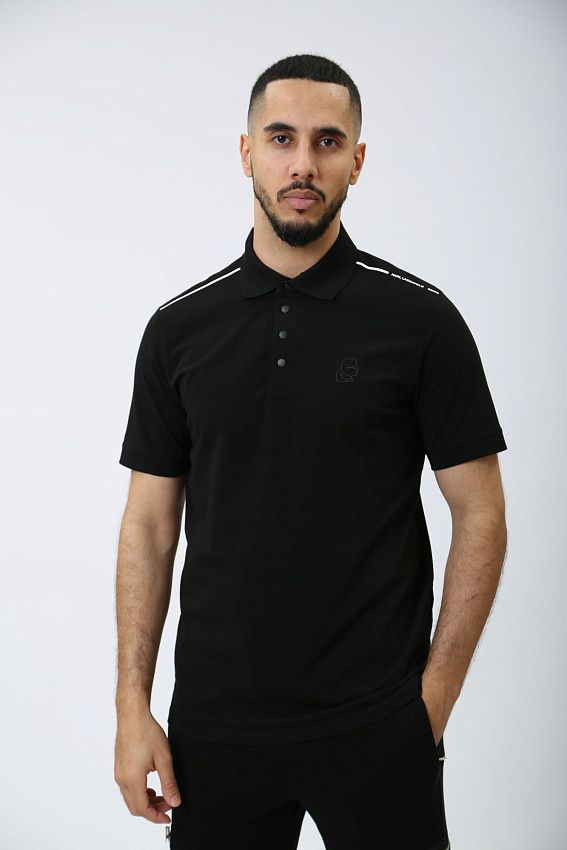 Поло Karl Lagerfeld Черный