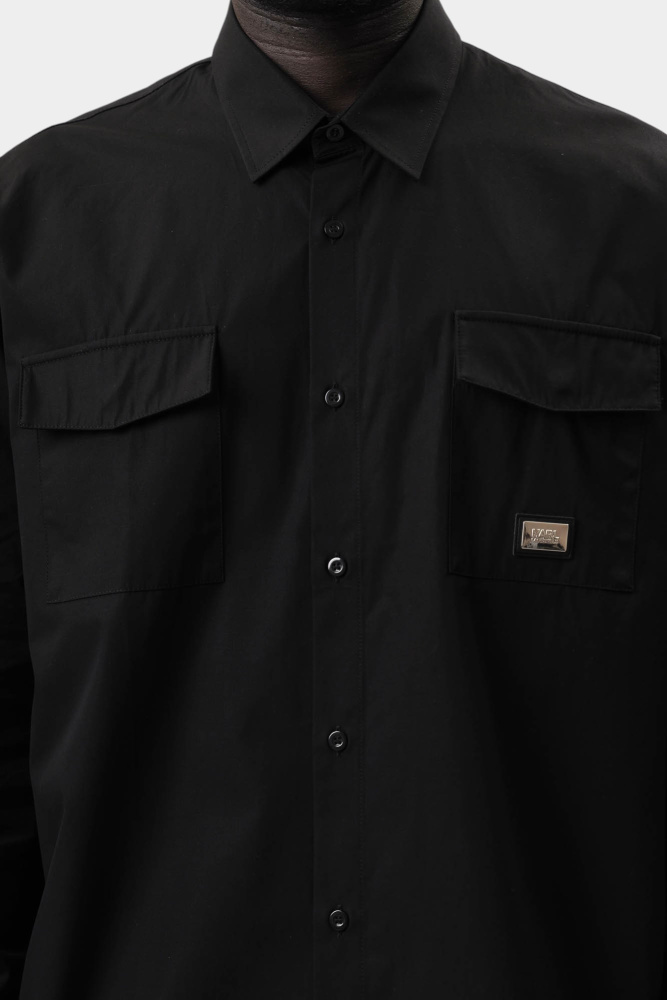 552672_605961 Рубашка с длинным рукавом Karl Lagerfeld Черный