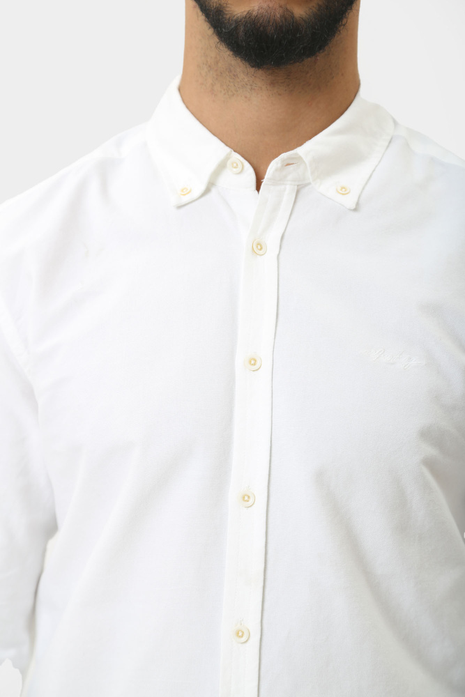 1015620 Рубашка с длинным рукавом Mustang Белый