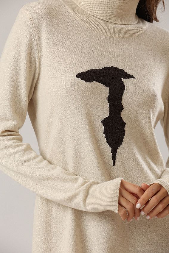 Платье Trussardi Бежевый