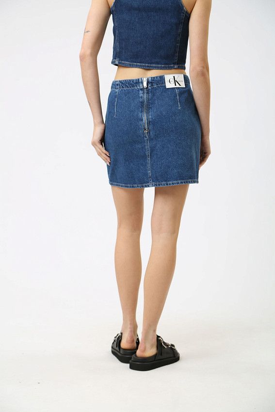 Юбка джинсовая Calvin Klein Jeans Синий