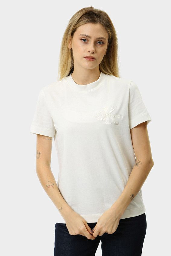 Футболка Calvin Klein Jeans Бежевый