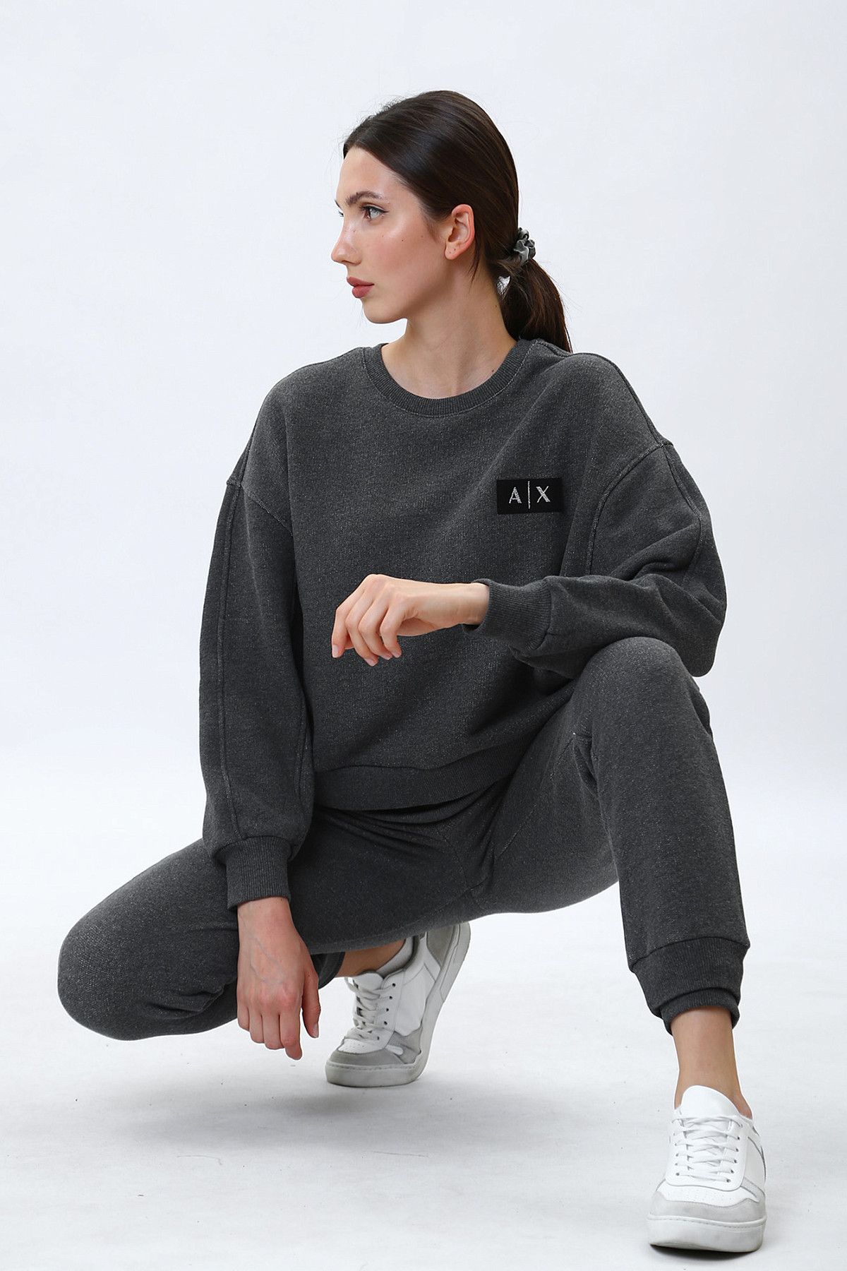 Брюки спортивные джоггеры Armani Exchange Серый
