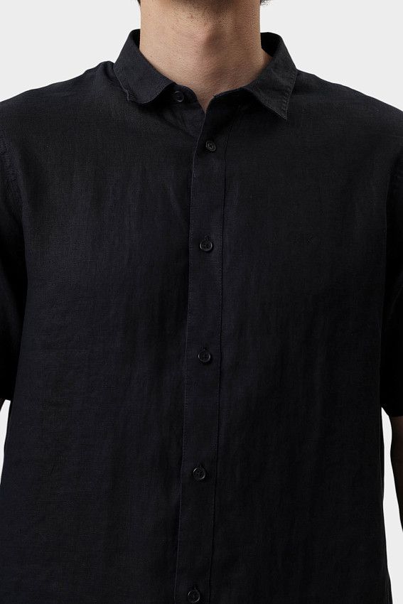 Рубашка льняная Armani Exchange Синий