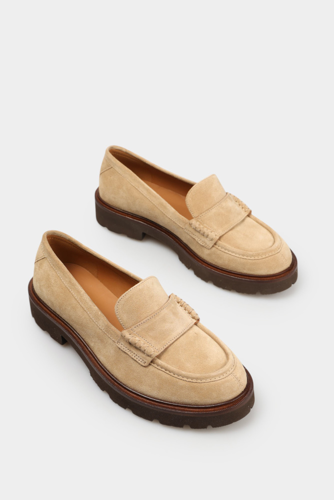 D564ZA00022C Лоферы Geox Бежевый