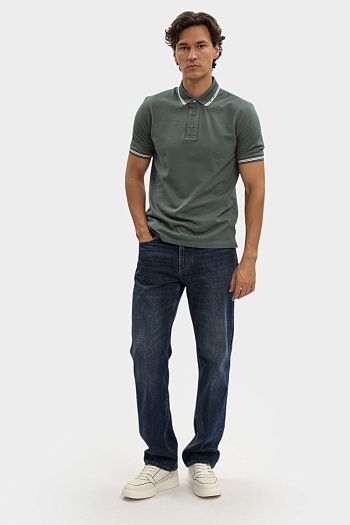 Поло из хлопка Emporio Armani