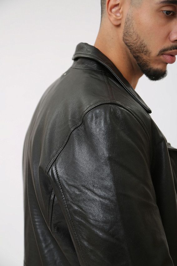 Куртка кожаная Pepe Jeans Черный