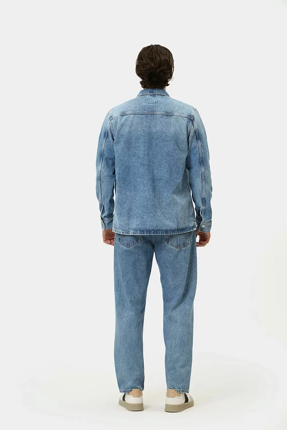 Рубашка с длинным рукавом Pepe Jeans Голубой