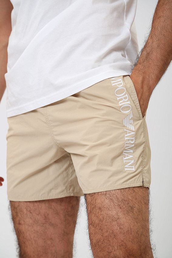Шорты плавательные  Emporio Armani Бежевый