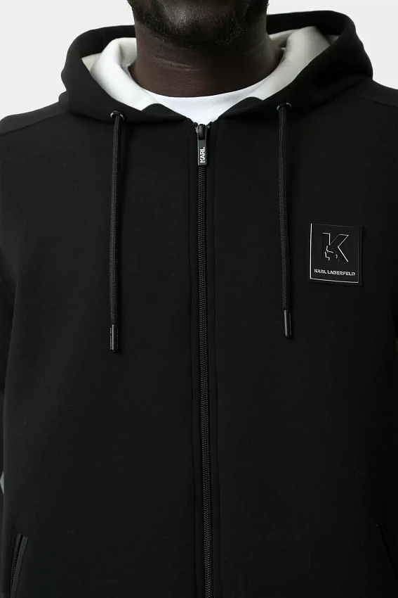 Толстовка с капюшоном Karl Lagerfeld Черный