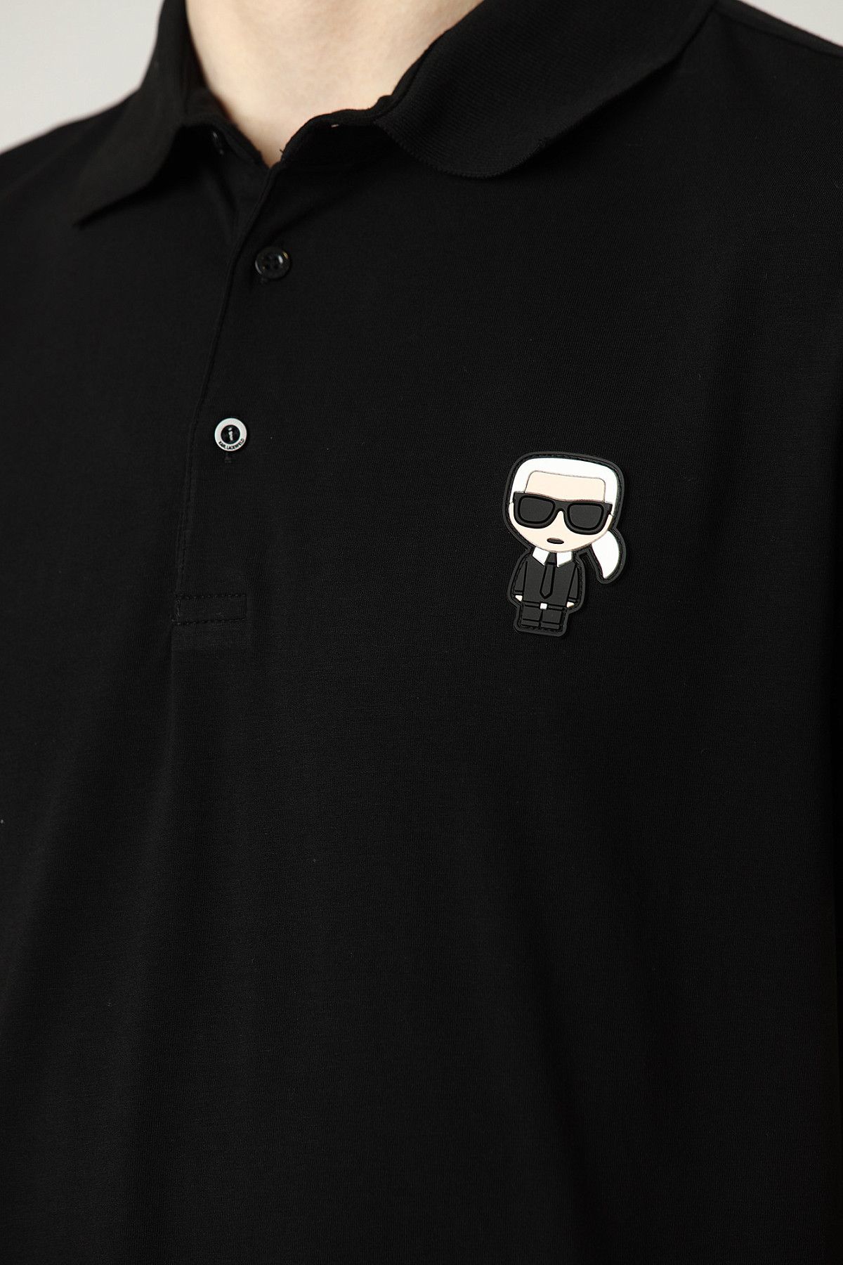 Поло Karl Lagerfeld Черный