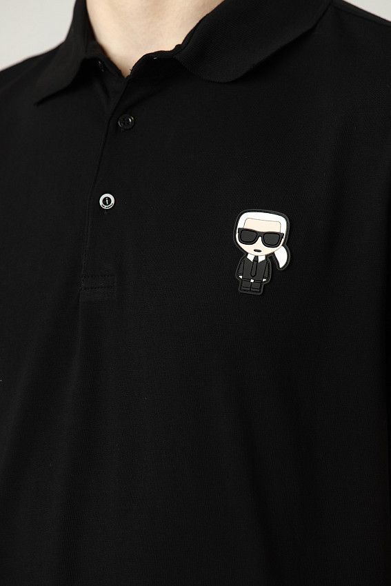 Поло Karl Lagerfeld Черный