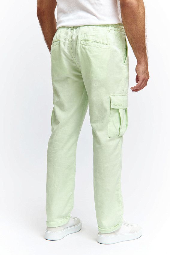 Брюки льняные Van Mich Зеленый