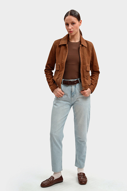 Куртка кожаная Mustang