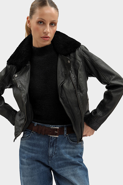 Куртка кожаная Mustang