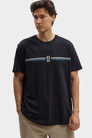 Футболка из хлопка Armani Exchange