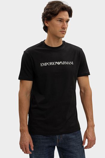 Футболка из хлопка Emporio Armani