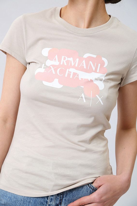 Футболка Armani Exchange Бежевый