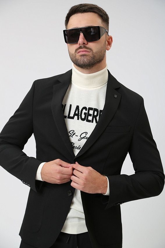 Пиджак классический Karl Lagerfeld Черный