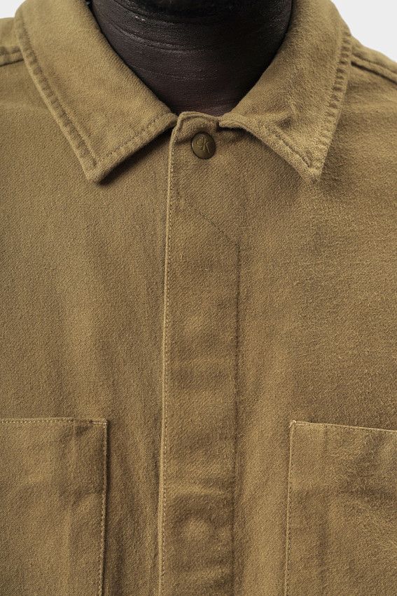 Рубашка с длинным рукавом Calvin Klein Jeans Коричневый