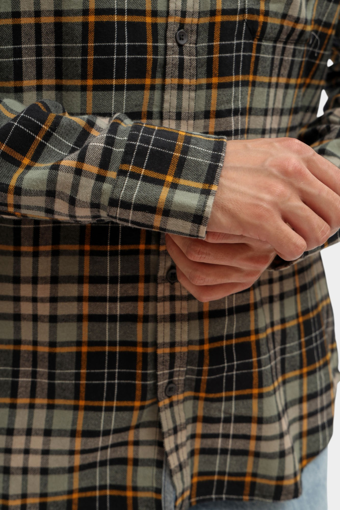 1016954 Рубашка Mustang Зеленый