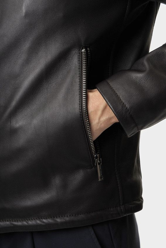 Куртка кожаная Strellson Коричневый